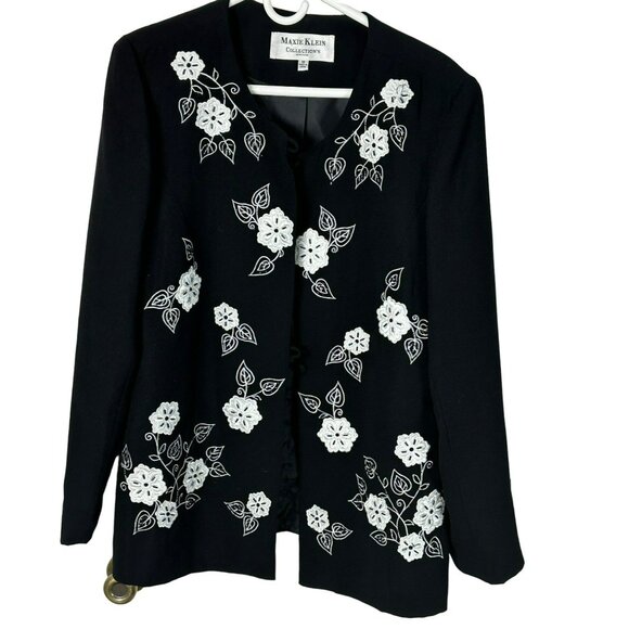 Maxie Klein Collections New York Two Piece Set Women’s Jacket Sz 16 - Picture 1 of 11